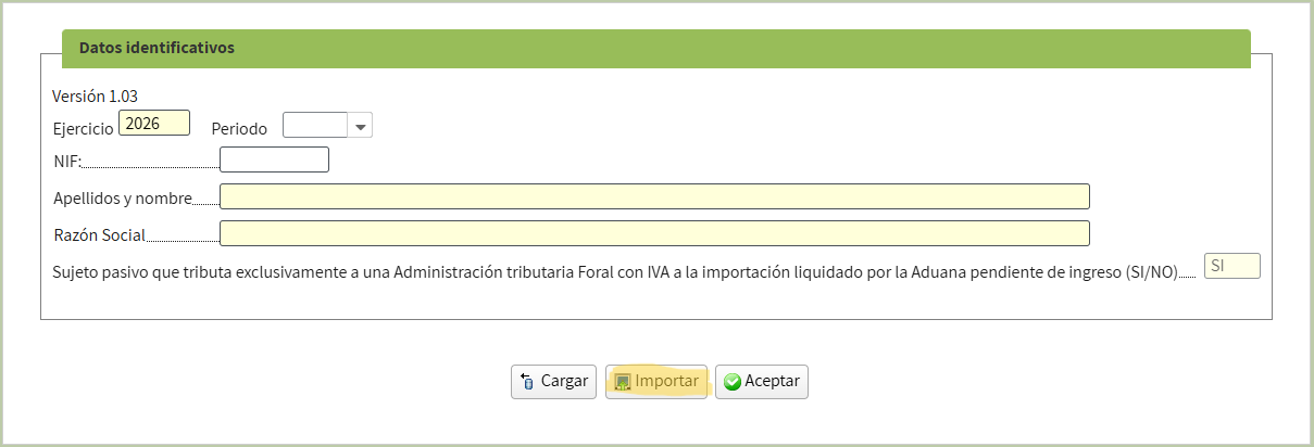 Import file